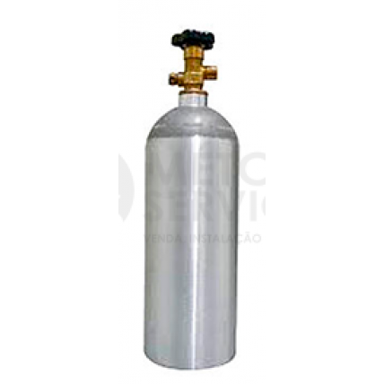 CILINDRO DE CO2 EM ALUMÍNIO DE 2,3KG (VAZIO)